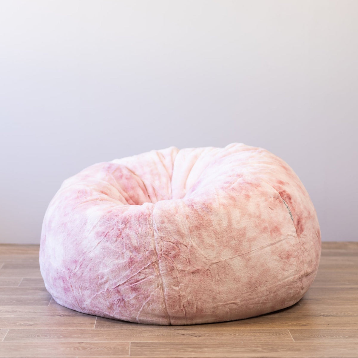 Cloud Plush Fur Bean Bag - Marble Pink