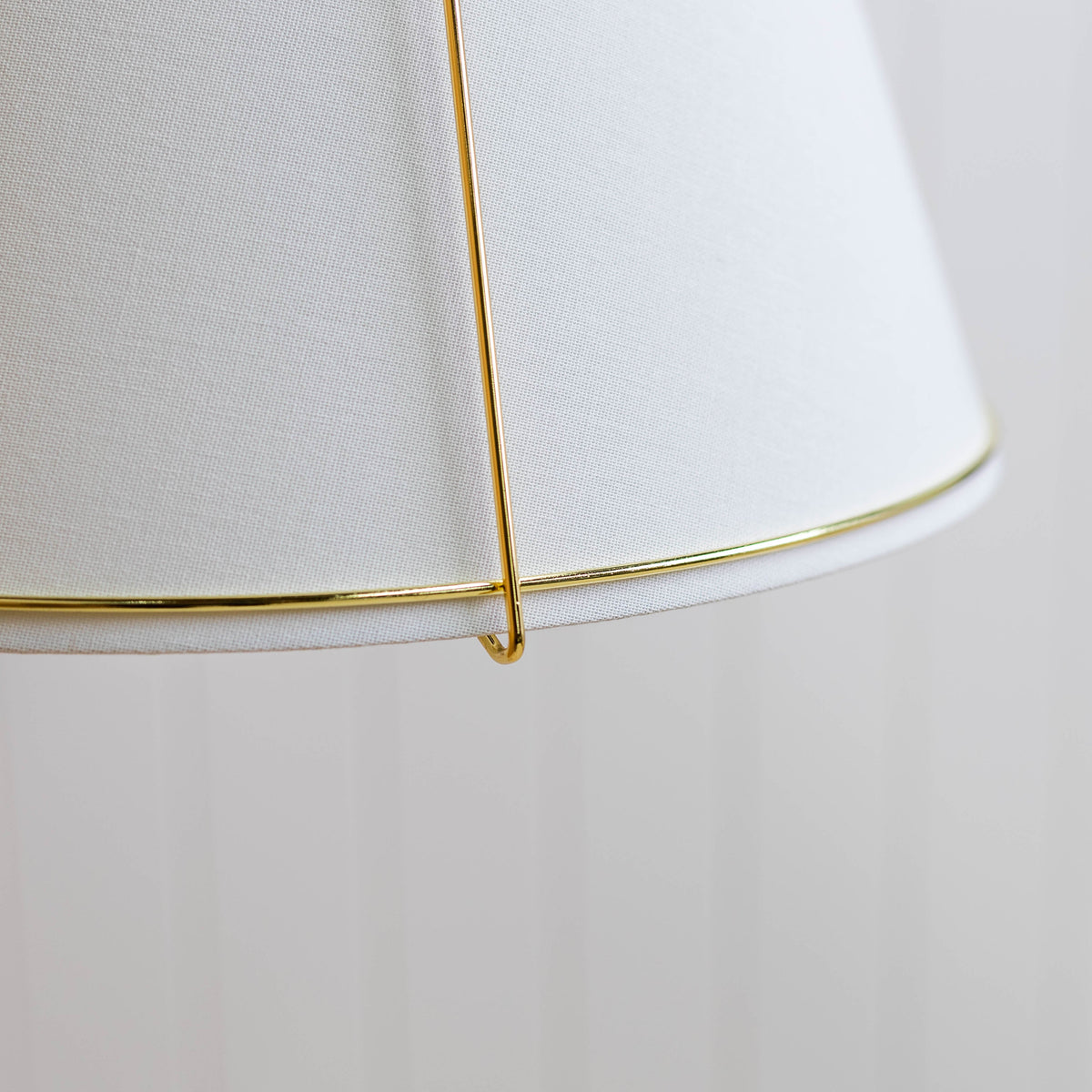 Jessie Pendant Light - White/Polished Gold Hardware