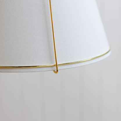 Jessie Pendant Light - White/Polished Gold Hardware