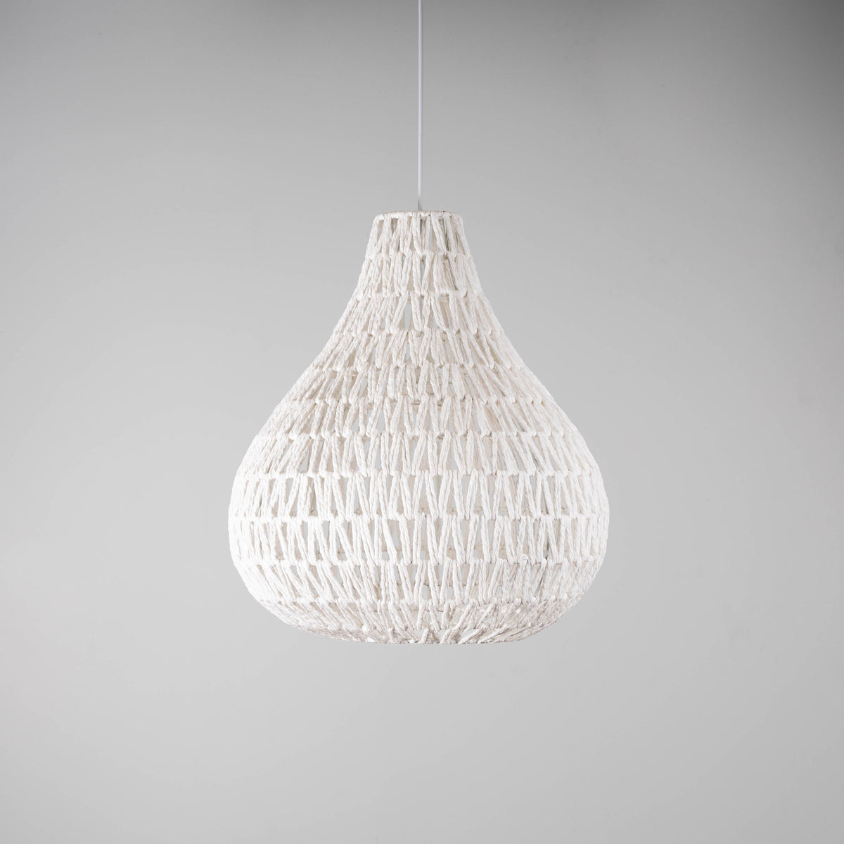 Byron Rope Pendant Light - White