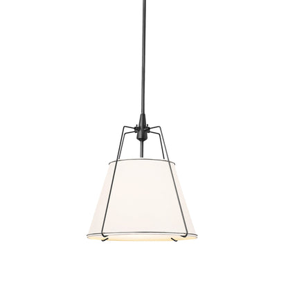 Jessie Pendant Light - White with Black Hardware