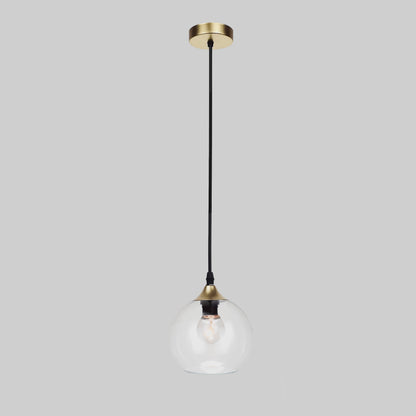 Frankie Glass Pendant Light - Gold