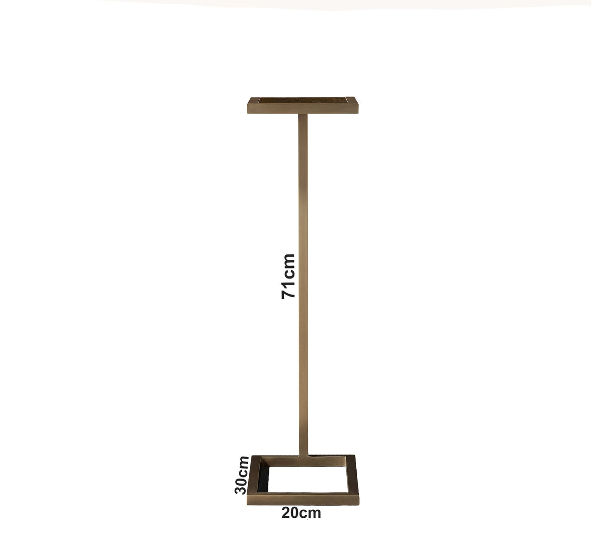 Jaxon Glass Top Side Table