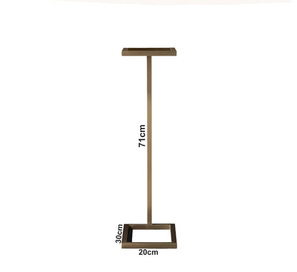 Jaxon Glass Top Side Table