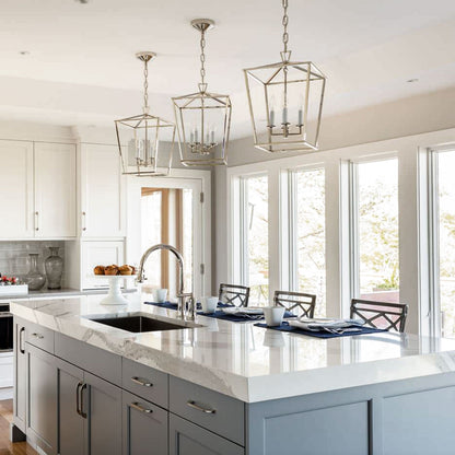 Saffire Hampton Pendant Light - Brushed Chrome