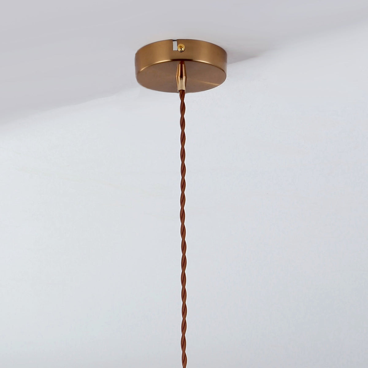 Jenna Vintage Scallop Edge Glass Pendant Light
