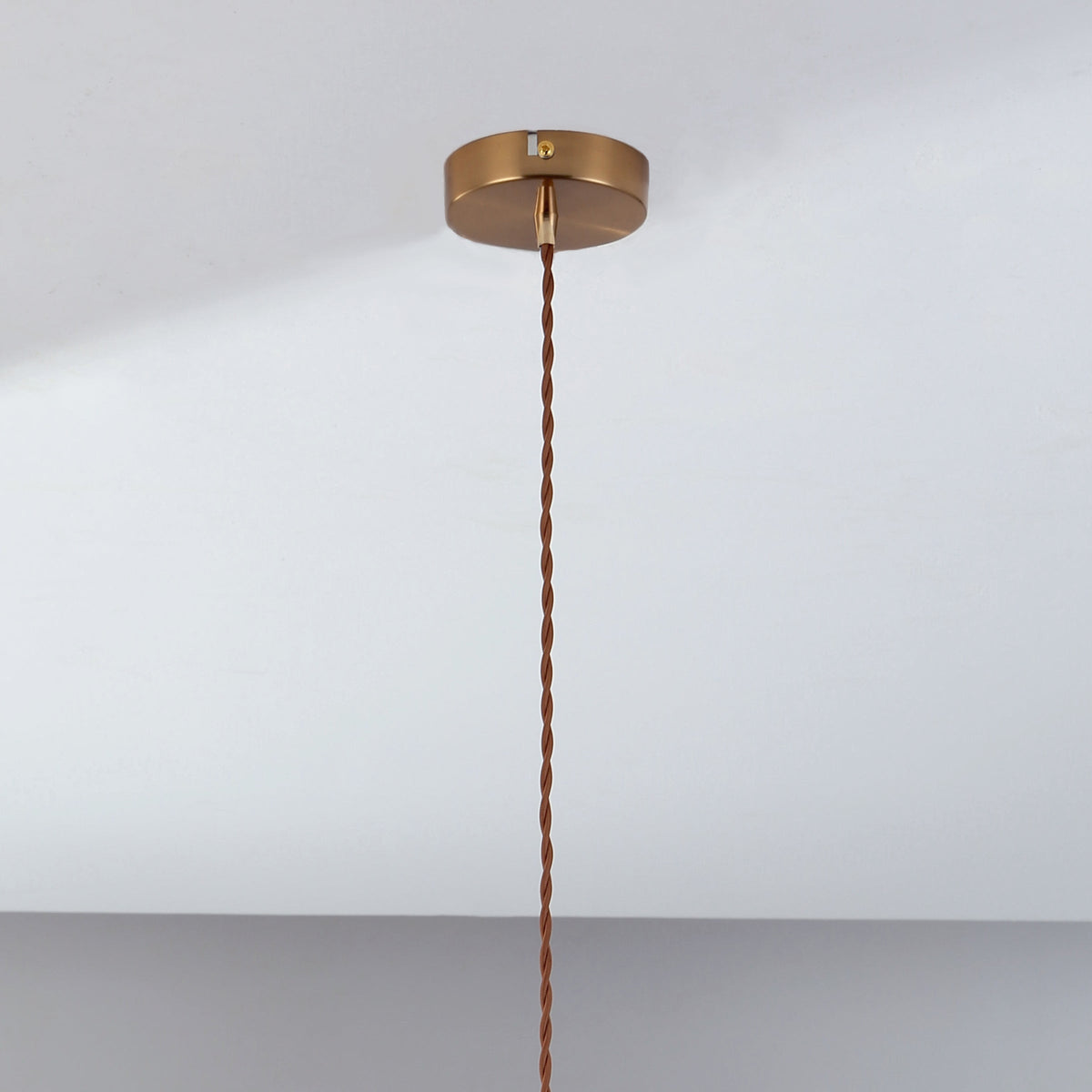 Isabel Vintage Scallop Edge Glass Pendant Light