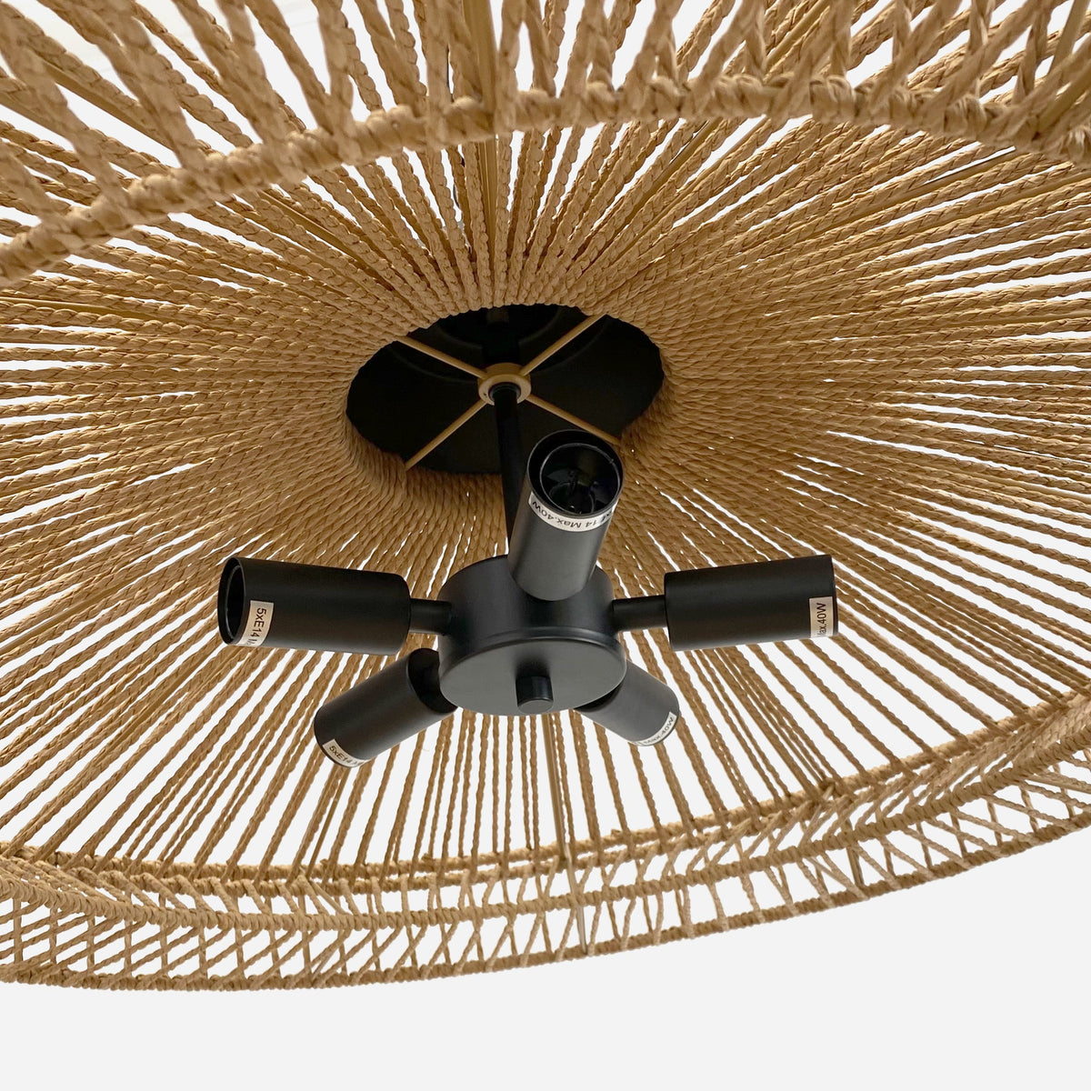 Portman Rope Pendant Light - Natural