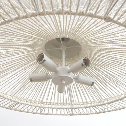 Portman Rope Pendant Light - White