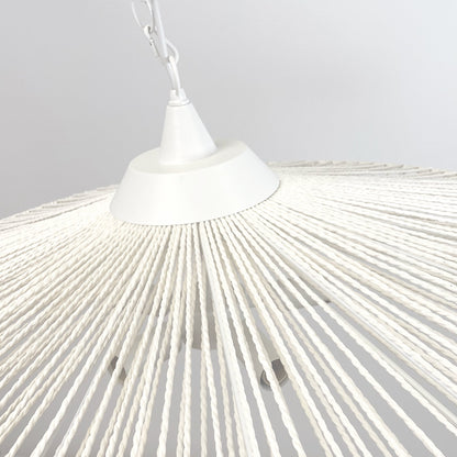 Portman Rope Pendant Light - White