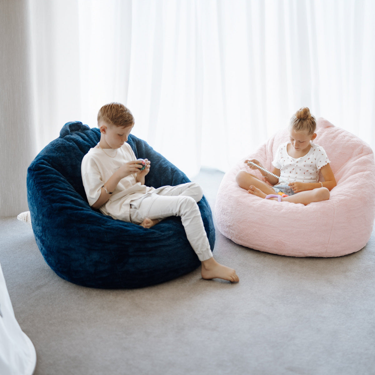 DreamPod® Mini Beanbag Chair - Soft Pink