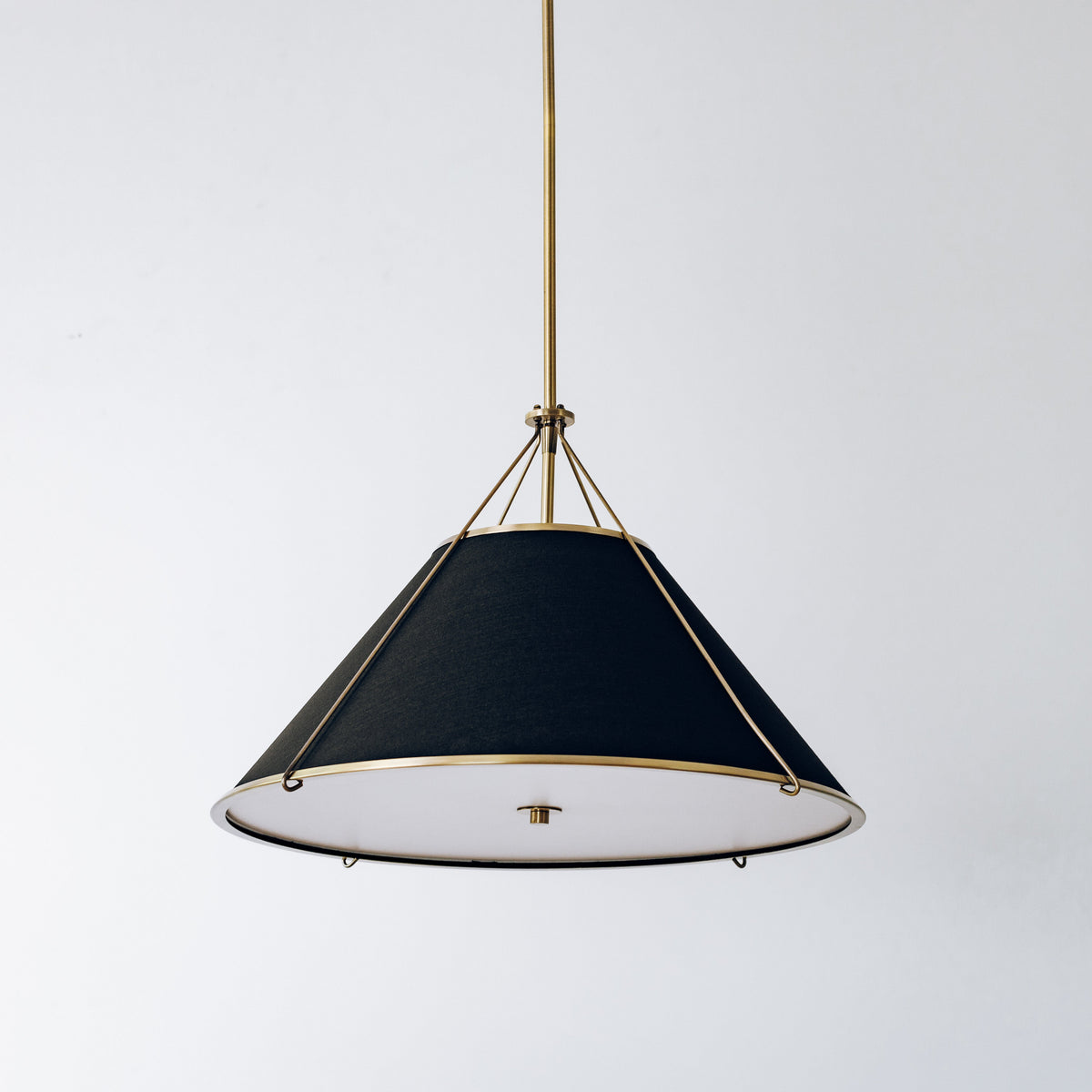 Celeste Brass Pendant Light - Black