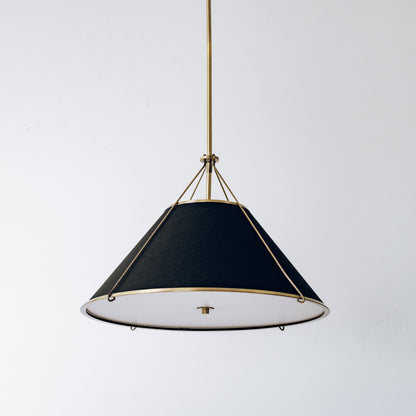 Celeste Brass Pendant Light - Black