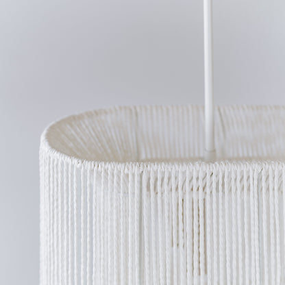 Elphin Dining Rope Pendant Light - White