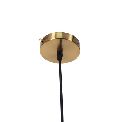 Maya Glass Pendant Light - Gold Hardware
