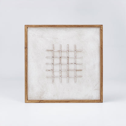 Rustic Reverie Light - Ready To Hang Wall Art - 62x62cm