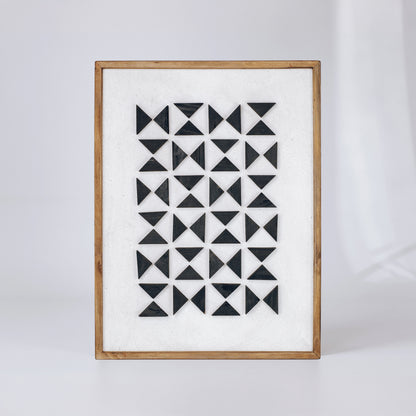 Silhouettes of Elm Rectangle - Ready To Hang Wall Art - 62x82cm