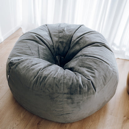 Pierre Fur Bean Bag - Charcoal