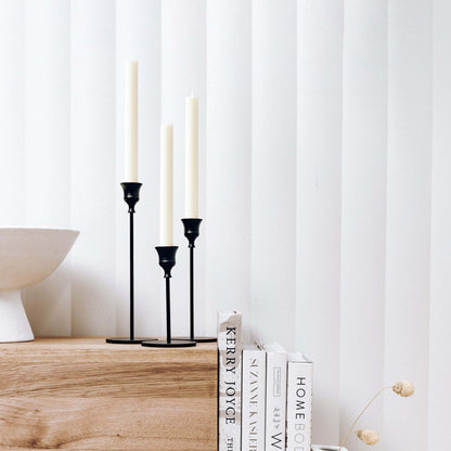 Candlestick Set 3pc - Black