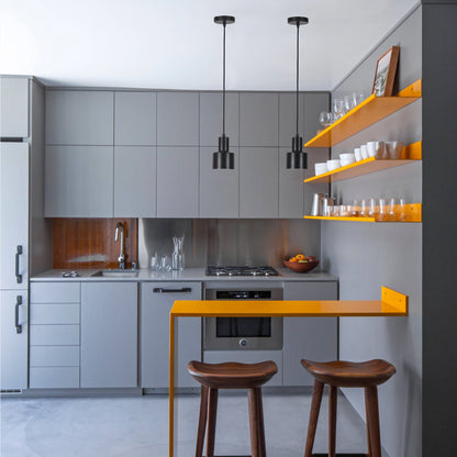 Jude Metal Pendant Light - Black