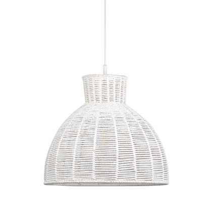 Kellie Rope Pendant Light - White