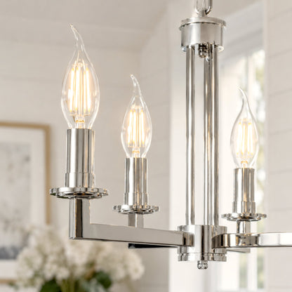 LED E14 Flame Tip Bulb Chandelier Candle Globes - 4w Warm White