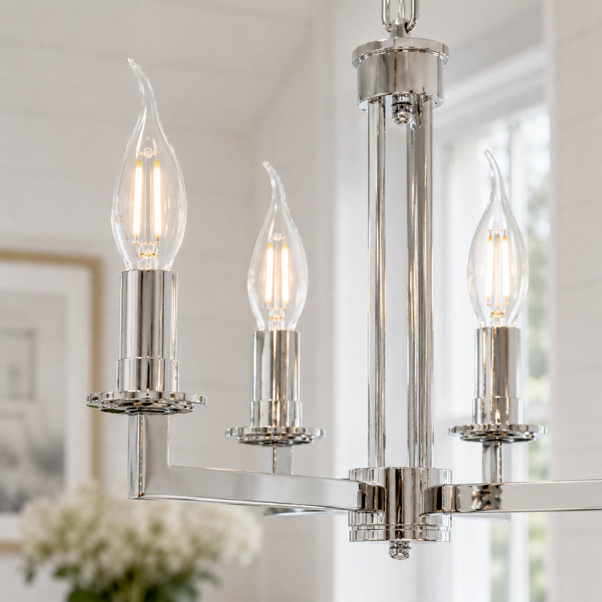 LED E14 Flame Tip Bulb Chandelier Candle Globes - 2w Warm White