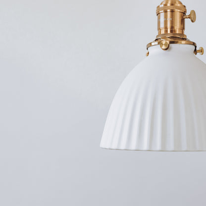 Margot Ceramic Pleated Pendant Light