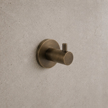 Reno Robe Hook - Antique Brass
