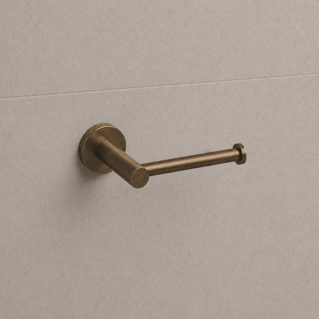 Reno Toilet Roll Holder - Antique Brass