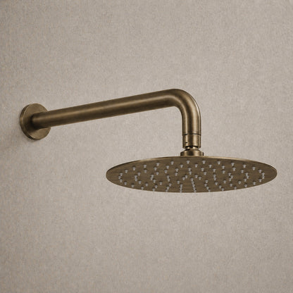 Reno Rainfall Shower System - Antique Brass