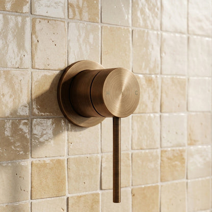 Reno Shower Mixer - Antique Brass