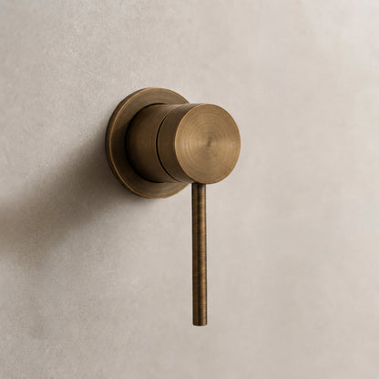 Reno Shower Mixer - Antique Brass