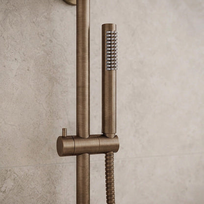 Reno Combination Shower - Antique Brass