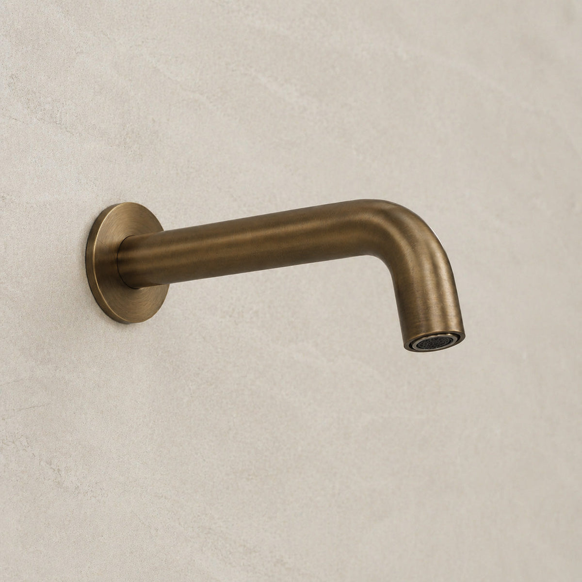 Reno Wall Spout - Antique Brass