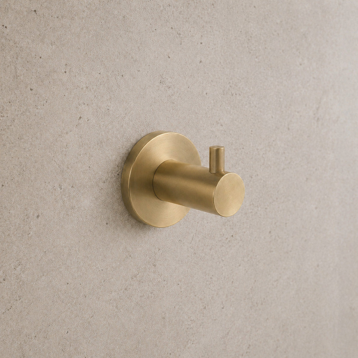 Reno Robe Hook - Brushed Brass
