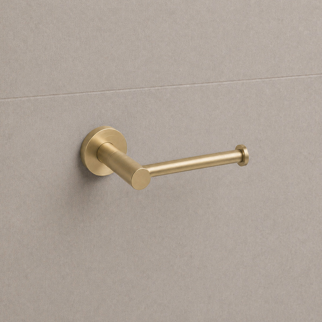 Reno Toilet Roll Holder - Brushed Brass