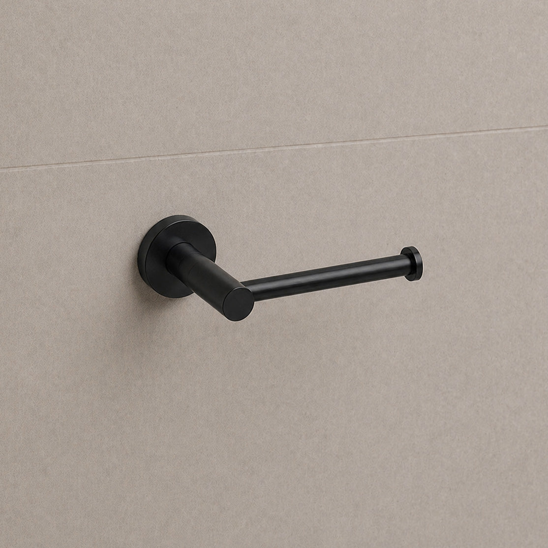 Reno Toilet Roll Holder - Matt Black