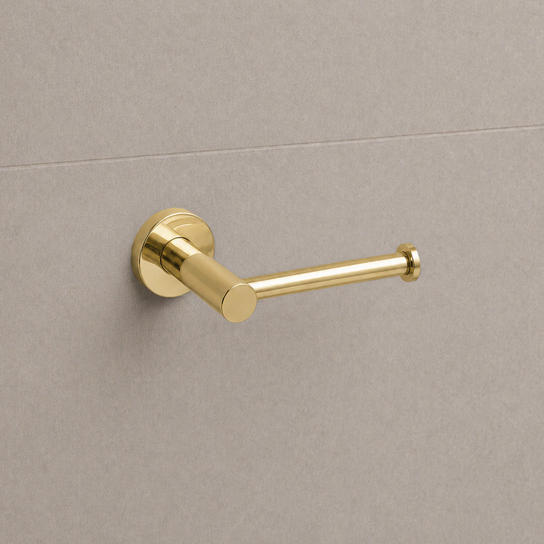 Reno Toilet Roll Holder - Polished Gold