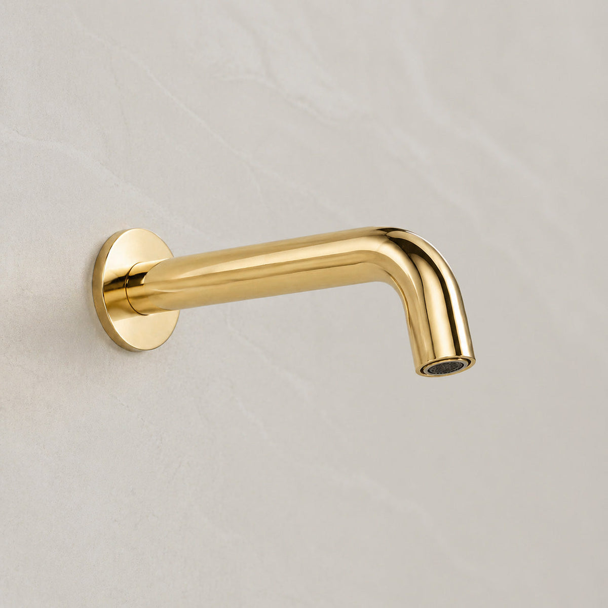 Reno Wall Spout - Polished Gold