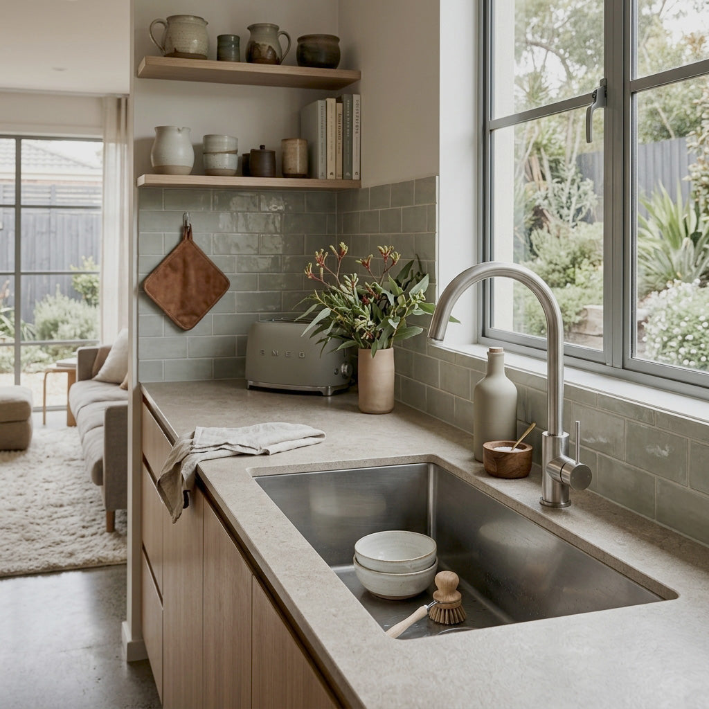 Reno Kitchen Mixer - Brushed Nickel