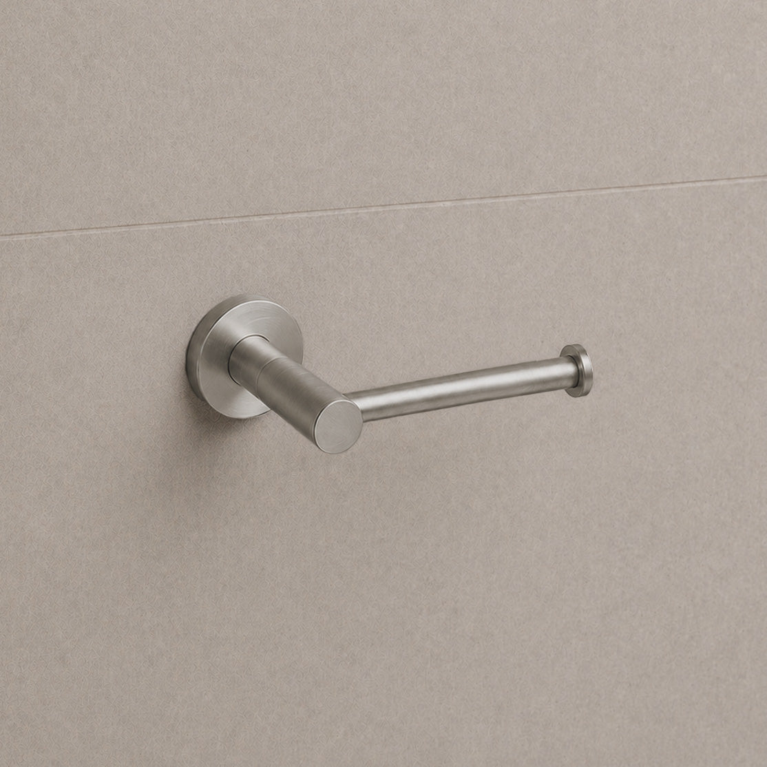 Reno Toilet Roll Holder - Brushed Nickel