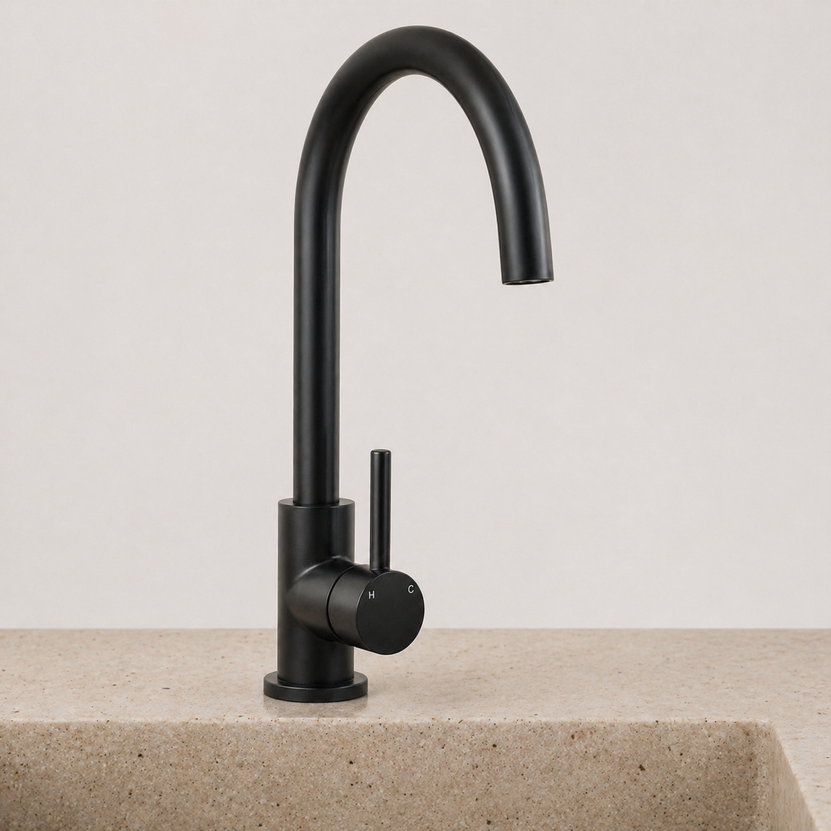 Reno Kitchen Mixer - Matt Black