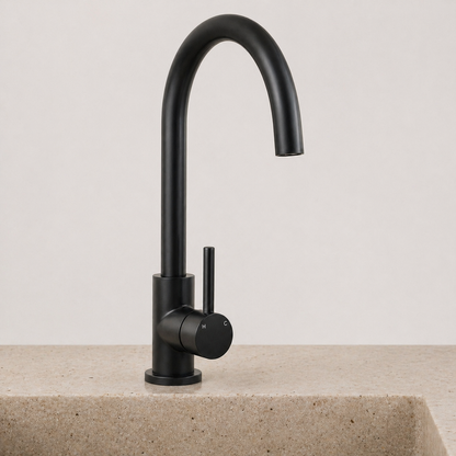 Reno Kitchen Mixer - Matt Black