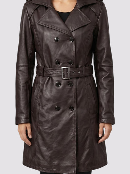 Aloura Women's Knee Length Coat