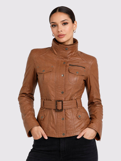 Amber Trail Women Belted Jacket