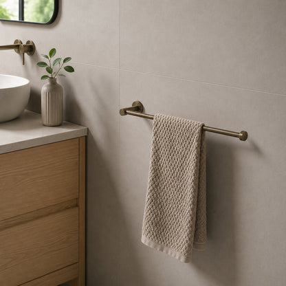 Reno Hand Towel Holder - Antique Brass