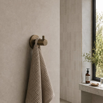Reno Robe Hook - Antique Brass