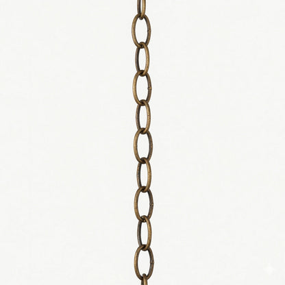 100cm Chain Extension Including Carabiner - Antique Brass
