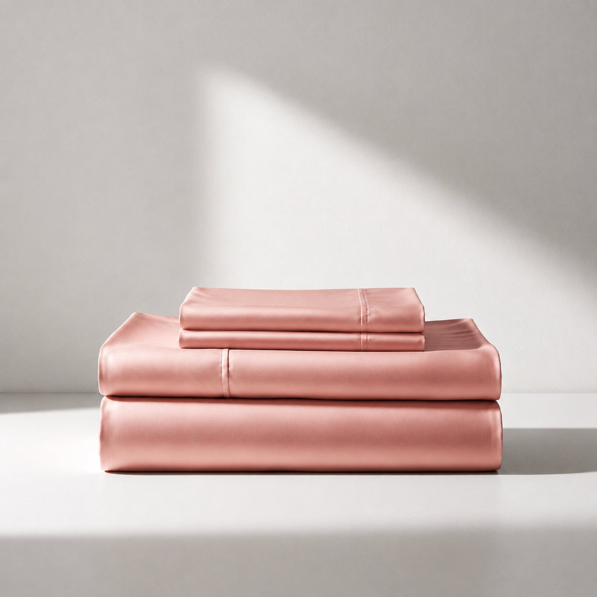 Silky Soft Bamboo Sheet Set - Coral Pink